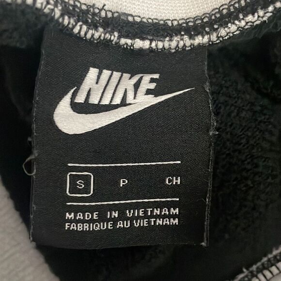 Nike Air High Rise Slim Fit Joggers sz S Black, White, Light Grey - Picture 11 of 12